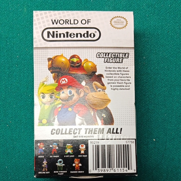 Super Mario 8-Bit Luigi Collectible Figure - Picture 3 of 6